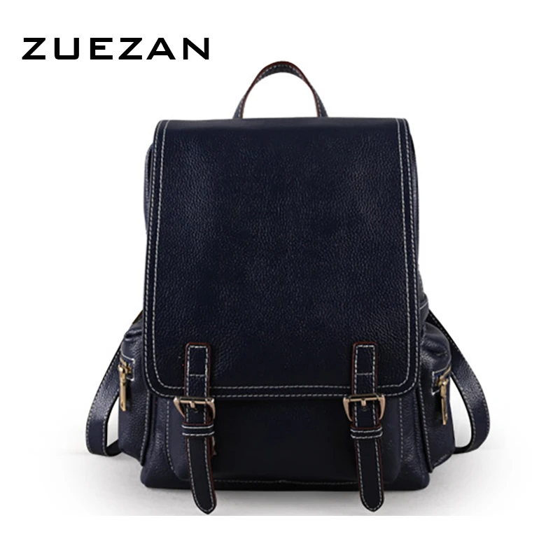 Женский рюкзак из 100% натуральной коровьей кожи 25*32*14 см натуральная кожа A064|genuine