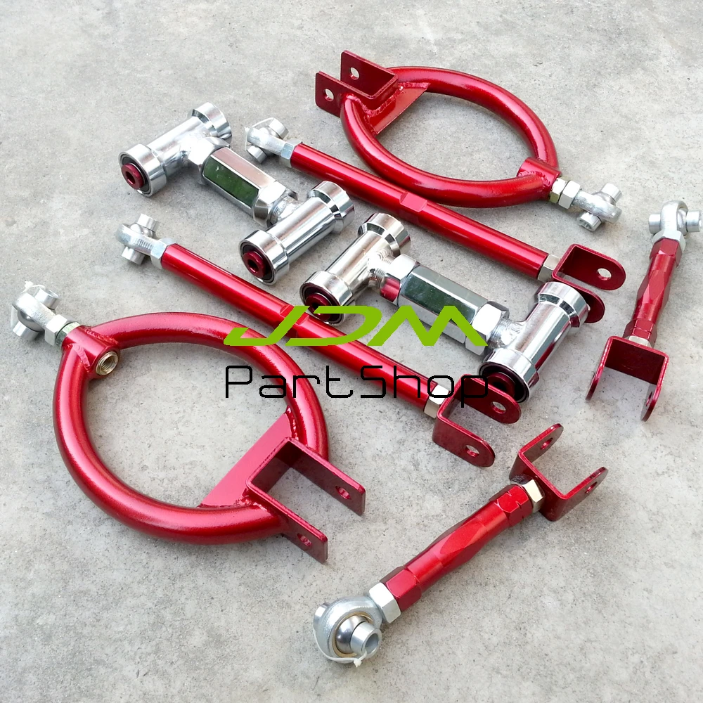 Передняя и задняя Регулируемая Подвеска комплект рычажных тяговых рычагов для