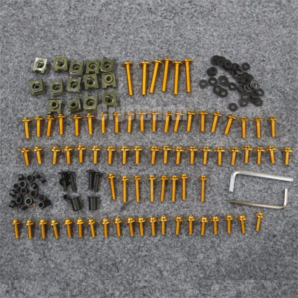 Complete Fairing Bolts Nuts Screws For Yamaha R1 R3 R6 FZ1 FZ6 MT07 MT09 Honda Suzuki GSXR 600 750 1000 Kawasaki ZX6R ZX10R | Автомобили и