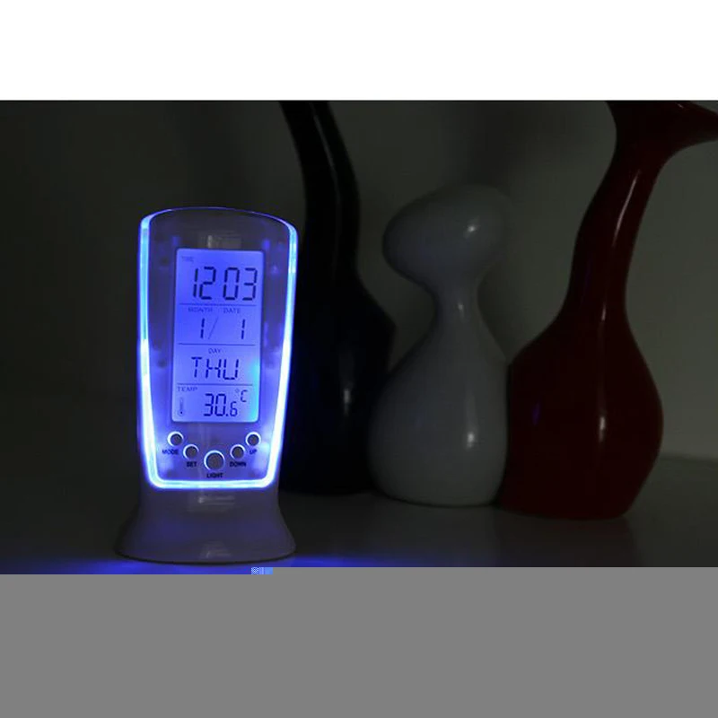 2016 Новинка светодиодный электронный световой сигнализации немой календарь