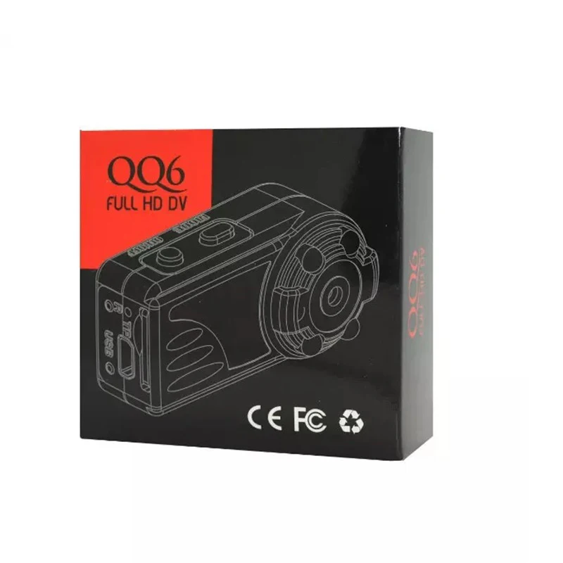 QQ6 мини Камера Регистраторы Full HD 1080p Портативный Micro с детектором движения