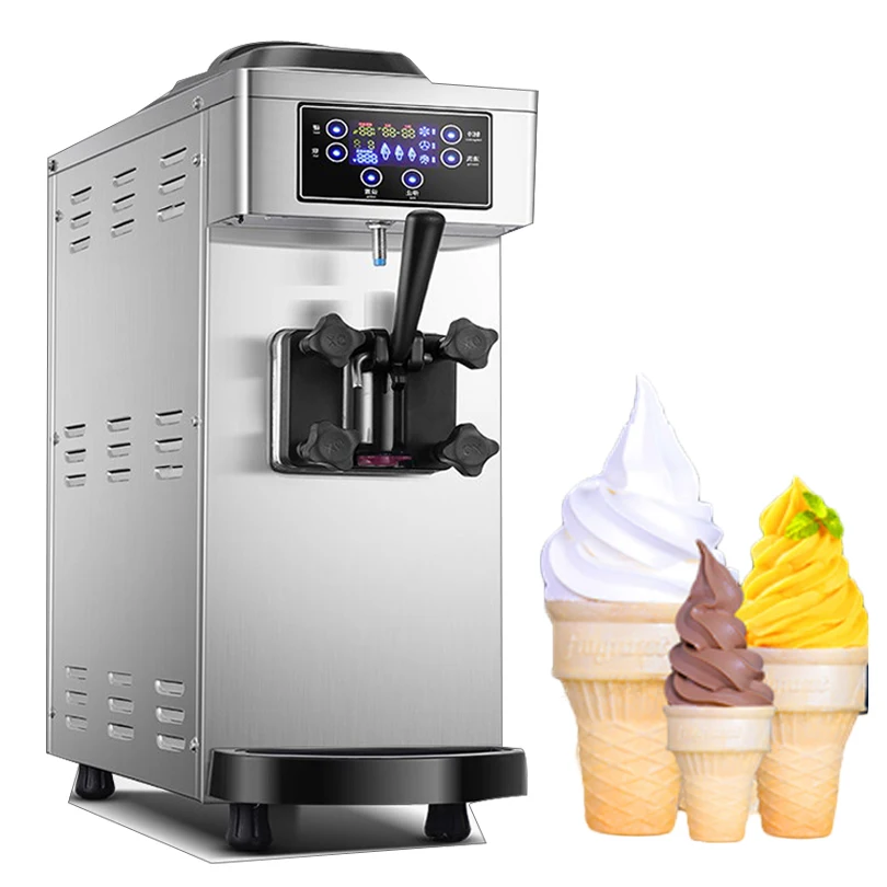 Столешница ароматизаторов итальянская портативная мягкая машина для мороженого
