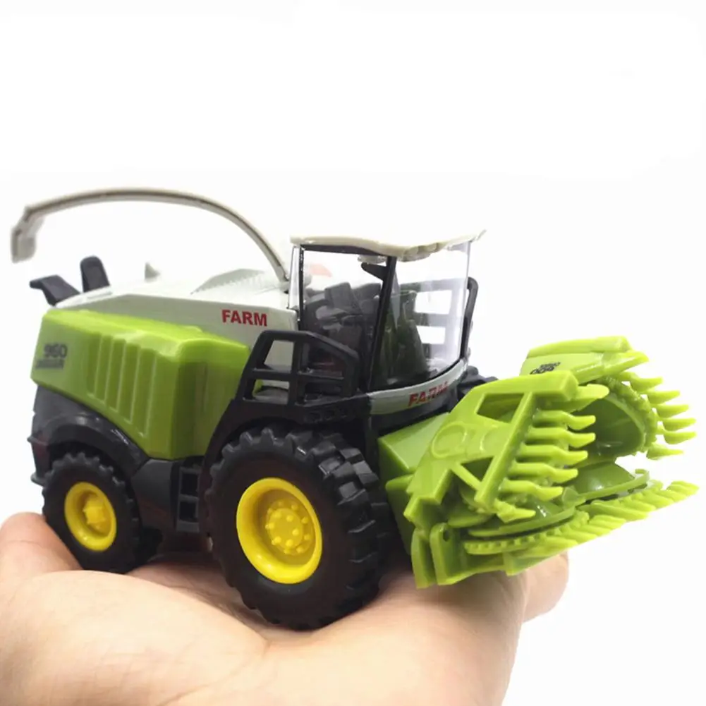 

Green Agricultural Harvester Alloy Model Toy Non-remote Control Vehicle Toy Children's Puzzle Sliding Car Birthday Gift