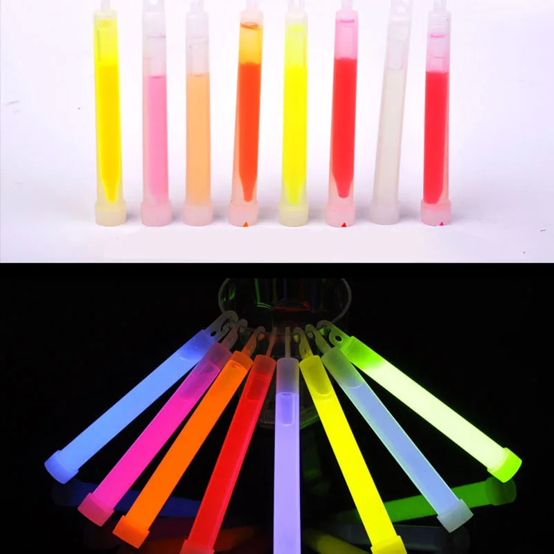 Яркие светящиеся палочки 5 шт. аварийная мигающая палочка с крючком для танцев