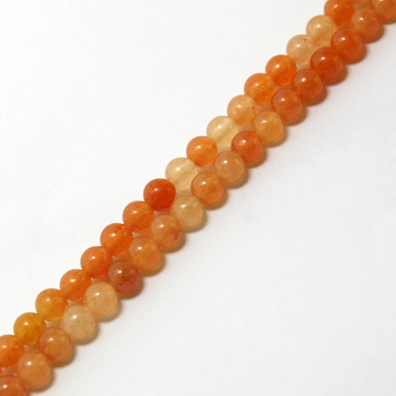 Новый дизайн 4 мм натуральные круглые бусины (окрашенные) для изготовления
