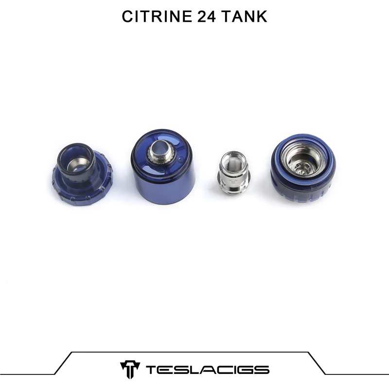 Оригинальный Tesla CITRINE 24 бак 4 мл емкость Vape сменный атомайзер сетчатая катушка с