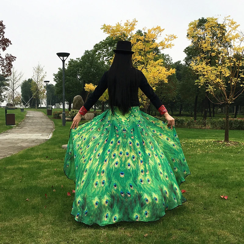 New printed Belly Dance Cloak Wing Belly Dancing Butterfly Wings Beach Skirt Shawl Butterfly Cloak Mantle 197*130 cm 10 Colors