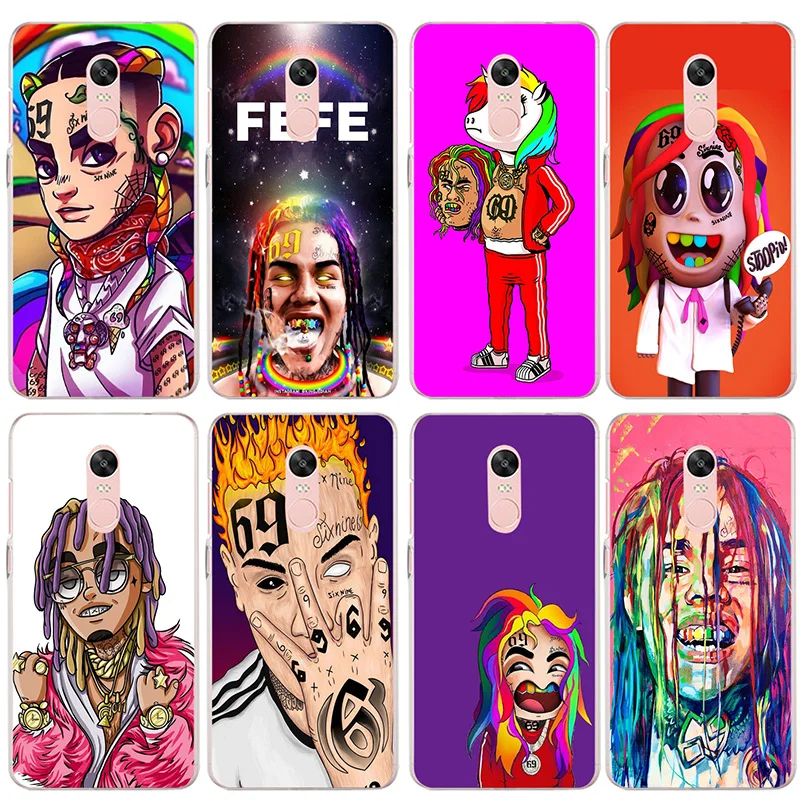 Чехол для рэпера Tekashi 69 6ix9ine Xiaomi Mi Redmi Note 3 3S 4 4X 4A 5 5S 5A 6 6X 6A 8 A1 Pro Plus Max 2 сумки|Бамперы| |
