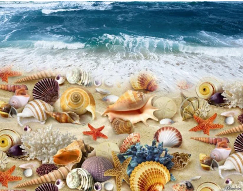 Полная алмазная вышивка 5D сделай сам картина морская 3d изображение крестом 3D