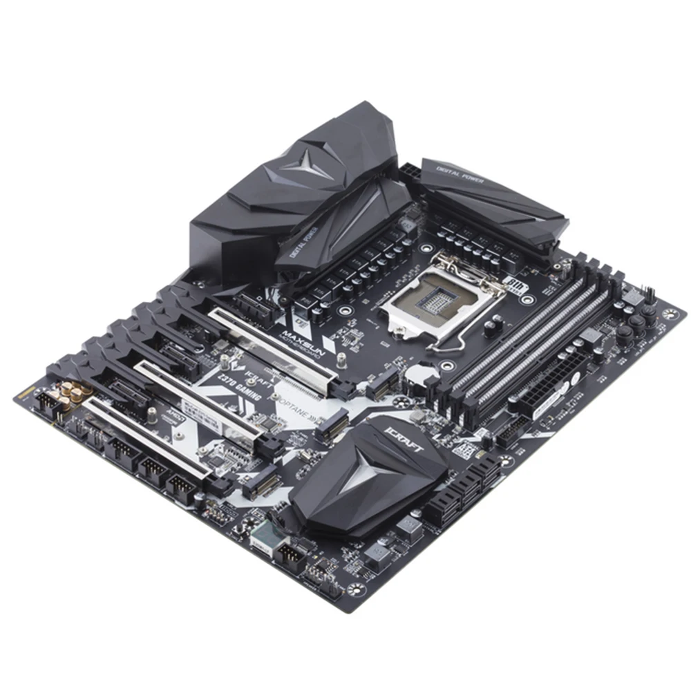MAXSUN iCraft Z370 игровой материнской платы DVI + HDMI DP двухканальный DDR4 3200 (OC) /2133 мГц памяти