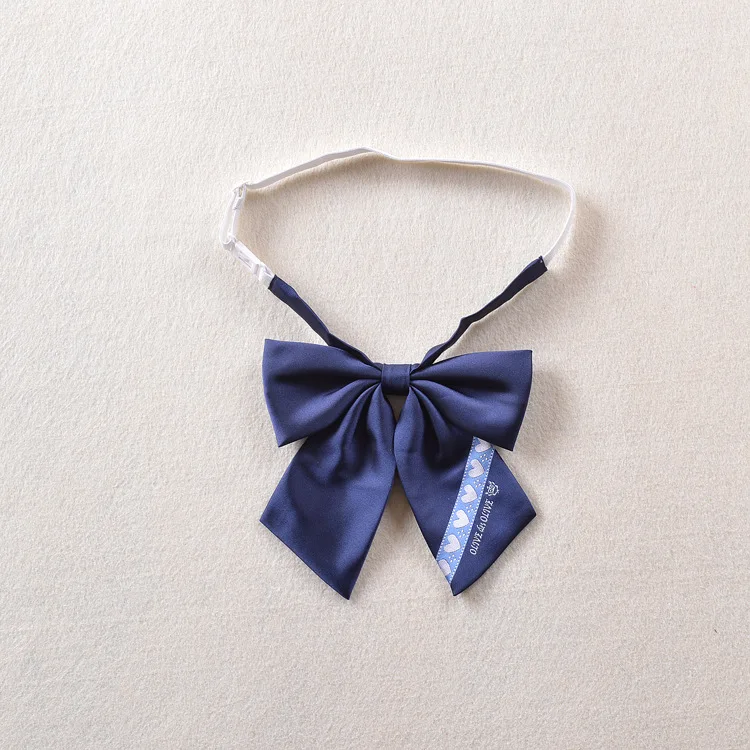 Сердца и буквы Emboridery элегантный дизайн Для женщин Британский японская школьная