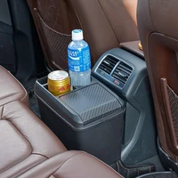car interior trash can multi function passenger trash can storage box beverage cup holder storage box