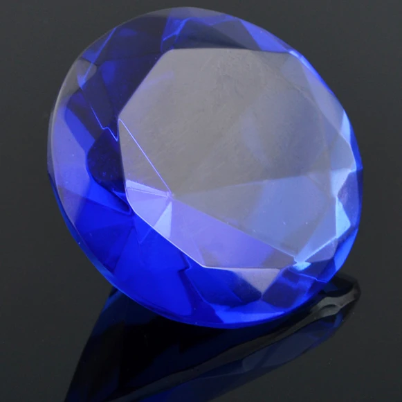 Фэн-шуй маленький хрустальный в форме бриллианта 5 цветов | Дом и сад