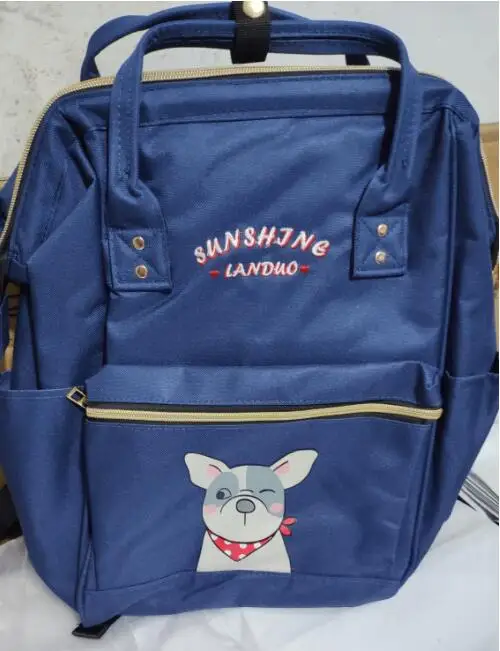 MPB95-navy Новые сумки для подгузников LAND Mommy рюкзаки с персонажами мультфильмов сумки для мам рюкзак для подгузников для малышей сумка для прогулки с ребенком принт с животными MPB95 - Цвет: MPB95-navy