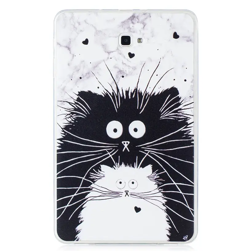 SM-T585 Funda Tablet Case For Samsung Galaxy Tab A A6 10.1&quot 2016 SM-T580 T585 Cover Fashion painted TPU Soft Silicone Shell |