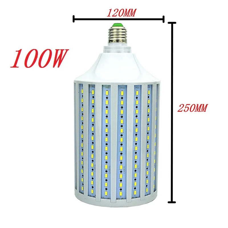 E26 E27 B22 E39 E 40 Светодиодная лампа 12 W 15 25 30 50 60 80 w 100 свет buibs Bombilla 110 V 220 Spotlight лампада