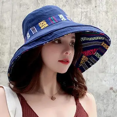 RUBYVICKY весна лето шляпа женская шляпа для женщин шляпа от солнца Складная японская простая Женская Рыбацкая шляпа - Цвет: 5