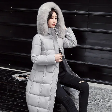 

Cotton-padded Hot Sale Cotton Long Zipper Clothes Woman 2019 New Seta Lead Self-cultivation Thickening Back Season Jacket Tide