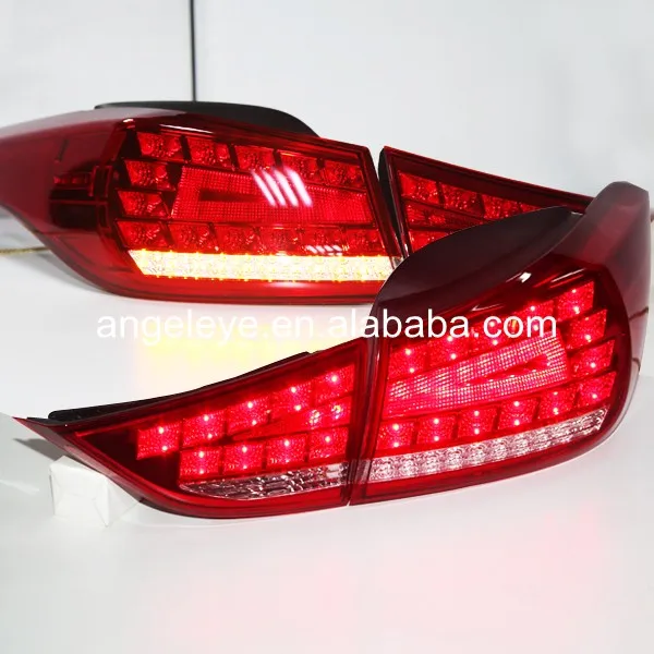 

Для Hyundai Avante i35 Elantra светодиодный ная задняя фара 2011-2014 года красный белый цвет для Benz стиль WH