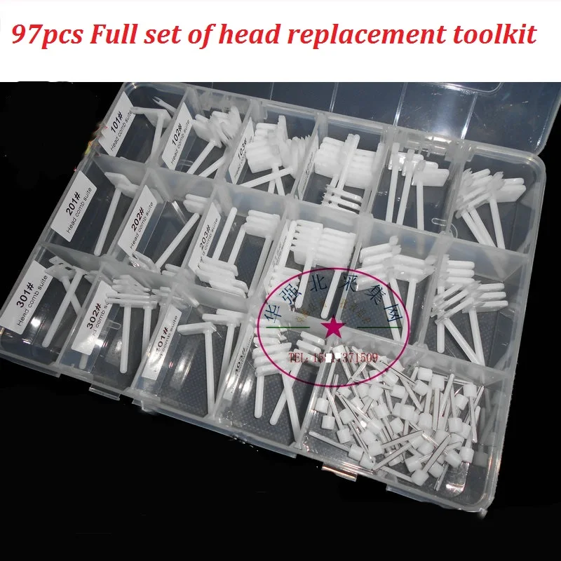 

97Models Full Set Professional Reel to Reel Tape Recorder Hard Drive Maintenance Tool Head Replacement Toolkit for Data Recovery