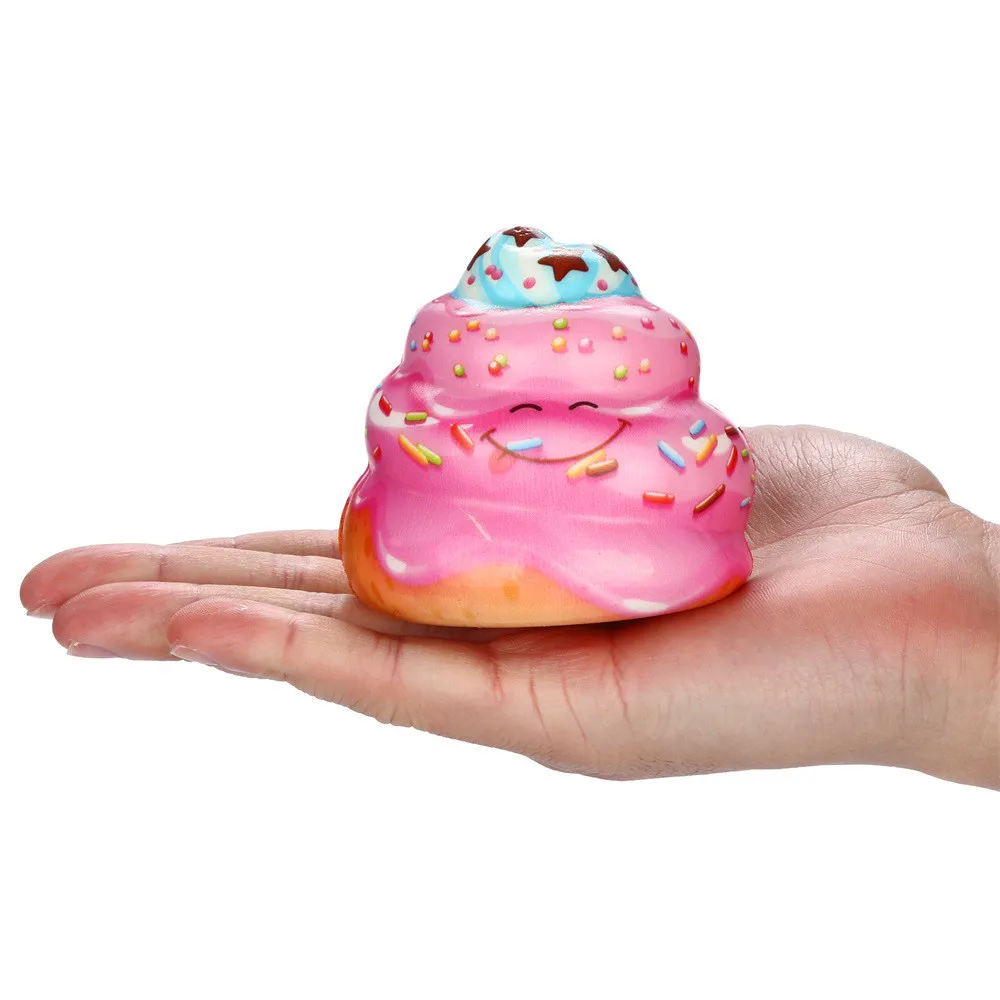 Squeeze soft Squishies Kawaii крем торт Poo медленно поднимающийся крем ароматический снятие стресса забавная игрушка в подарок Z0328