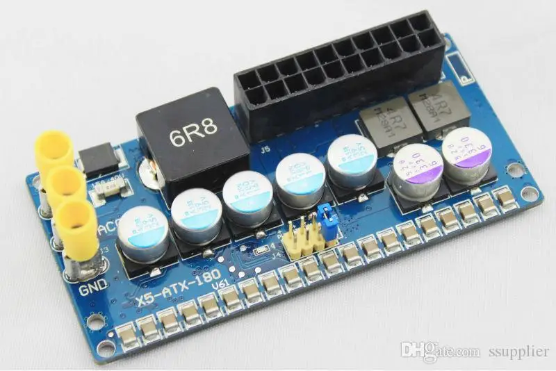 PICO BOX X5-ATX-180 DC ATX 8V ~ 24V Широкий диапазон входного сигнала 150W 180W ITPS PSU автомобильный