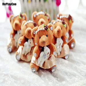 5 шт.лот Kawaii маленькие плюшевые мишки 12 см игрушка плюшевый мишка мини мишка Тед мишки плюшевые игрушки Свадебные подарки 122