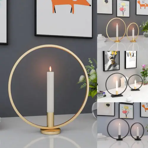 Высокое качество 3D геометрический подсвечник металлический настенный бра