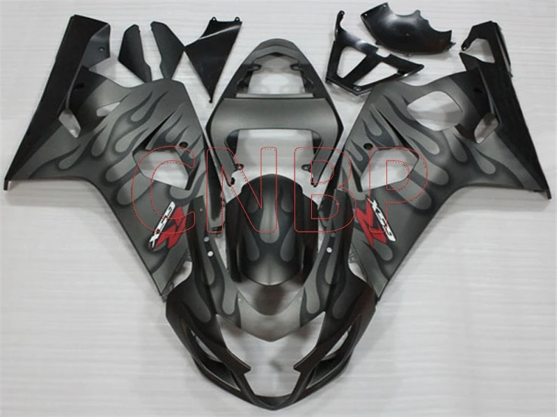 Обтекатели для мотоцикла GSX R 750 2004 - 2005 K4 черные и серые рамы GSXR 600 05 кузова без