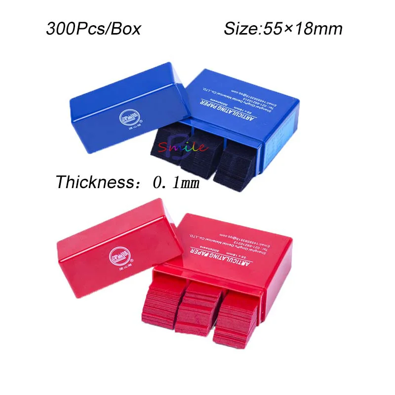 

2pcs Blue/Red Dental Articulating Paper Dental Materials Supplies Occlusal Paper