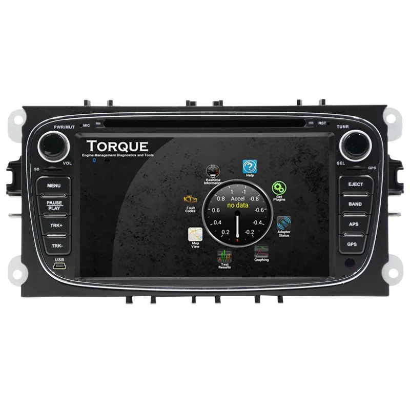 Android 7 1 четырехъядерный 2 Din &quotавтомобильный dvd плеер для FORD/FOCUS 2/MONDEO/S MAX/CONNECT 2008 2009