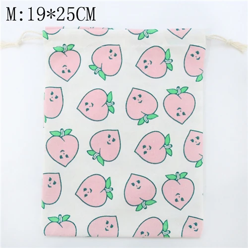 Style 3 M ETya женский хлопковый мультяшный Симпатичный мешочек на шнурке свежая дорожная косметичка женские косметички чехол Чехлы для обуви сумка - Цвет: Style 3 M