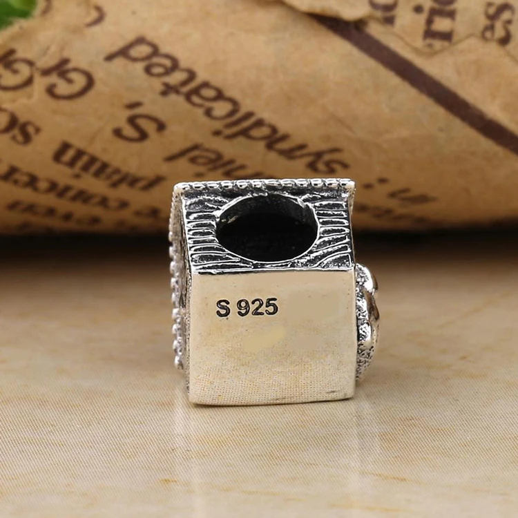 Подлинная ювелирные изделия винтажные Подвески из бисера Серебро 925 sweet home Весна