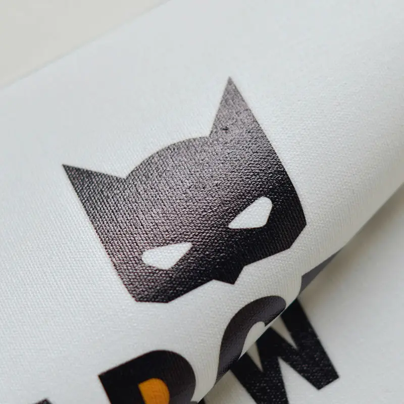 Цитата летучей мыши черно-белая Картина на холсте постер изображение животного