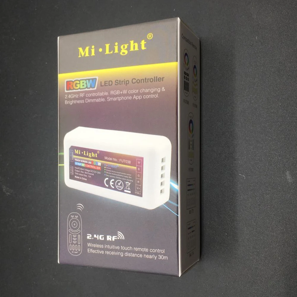Беспроводная 4 зонная Светодиодная лента mi light 2 4G с Wi Fi диммер пульт