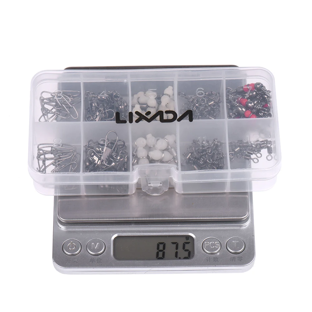 Lixada 100 шт. морской крупный карп щука рыболовная баррель поворотный с безопасной