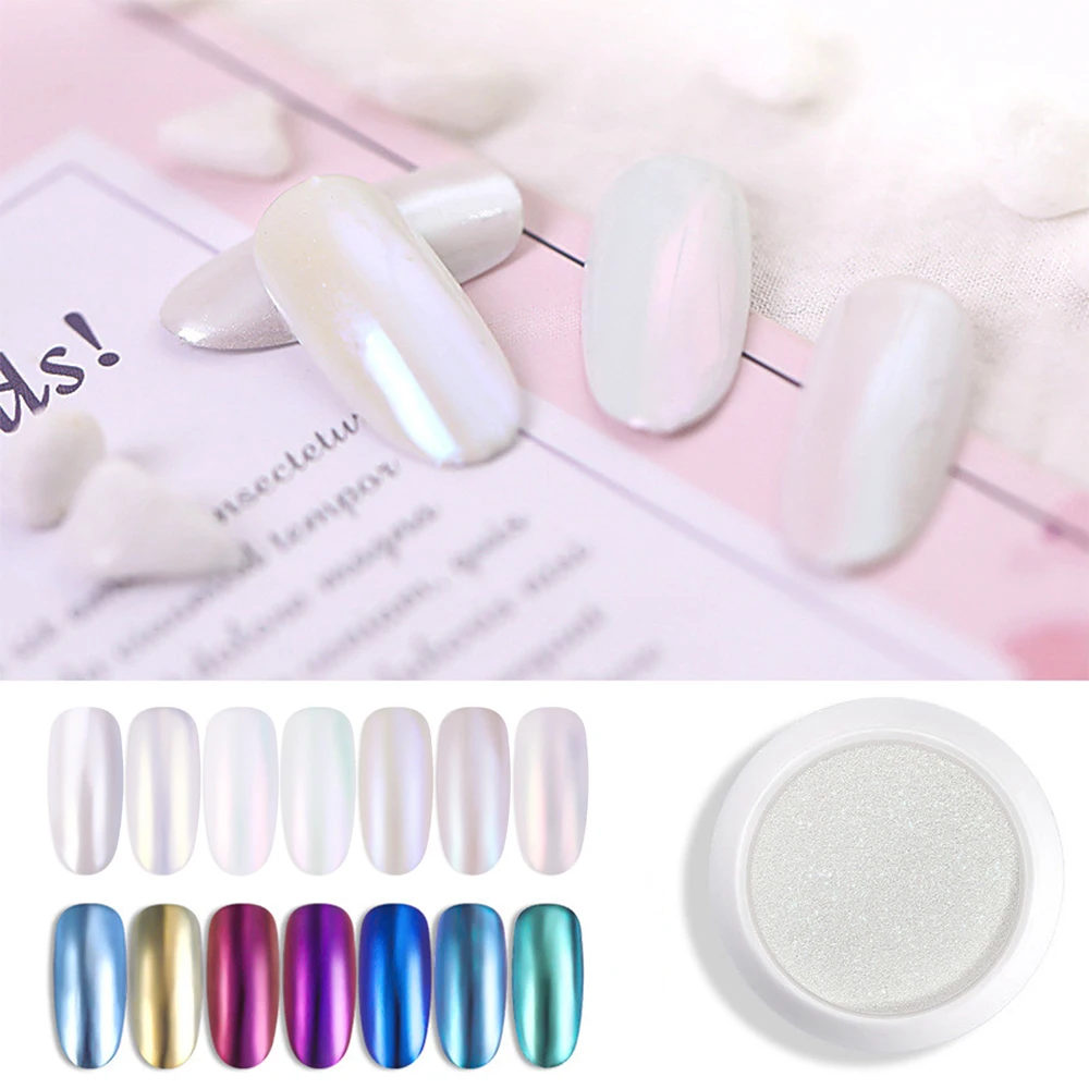 2 коробки жемчужная оболочка зеркало Хамелеон Блестки для ногтей блестки DIY Shell