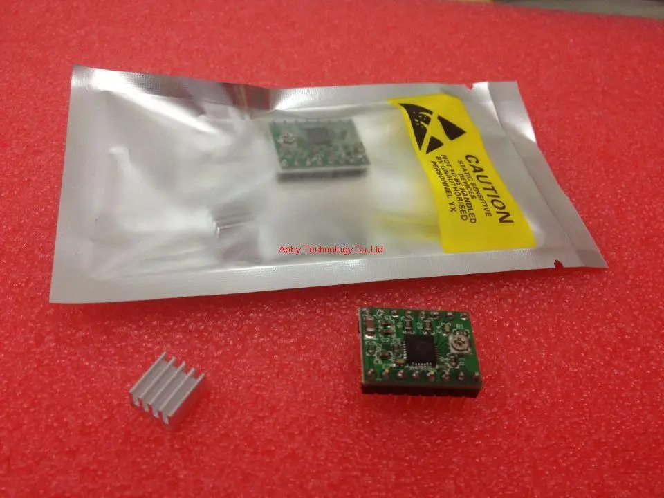 2 комплекта Драйвер шагового двигателя Reprap A4988 3D принтер + радиаторы|stepper motor