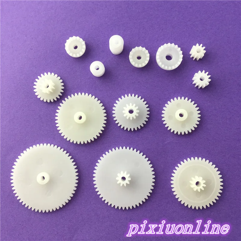 13 шт K005Y общий пластиковый Трансмиссия оси одна Корона зуб набор червячных