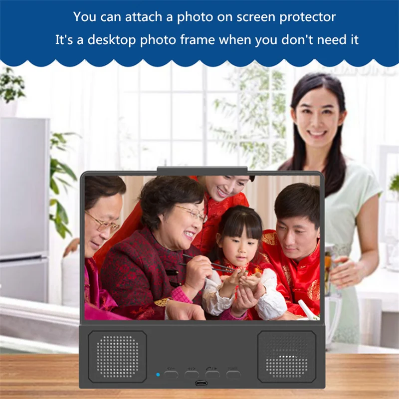 Новый мобильный телефон HD экран усилитель увеличительное стекло лупа стенд с