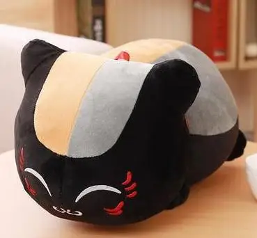 Коричневый Natsume Yuujinchou Nyanko Sensei Cat Teacher 20-60 см мультфильм пены мягкие куклы Подушка игрушки подарок для детей#982 - Цвет: Коричневый