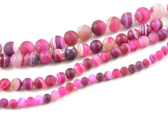 Unique Pearls jewellery Store Purple Peach Agate 10mm Gemstone Beads one Full Strand 15'' LC3-312 | Украшения и