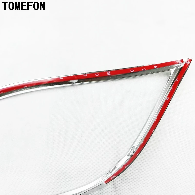 TOMEFON для Toyota Prado FJ150 2010 2011 2012 2013 ABS хромированная головная лампа колпаки крышка