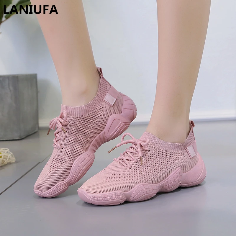 Туфли женские сетчатые с круглым носком на шнуровке Размеры 35 42 и 295|Обувь без