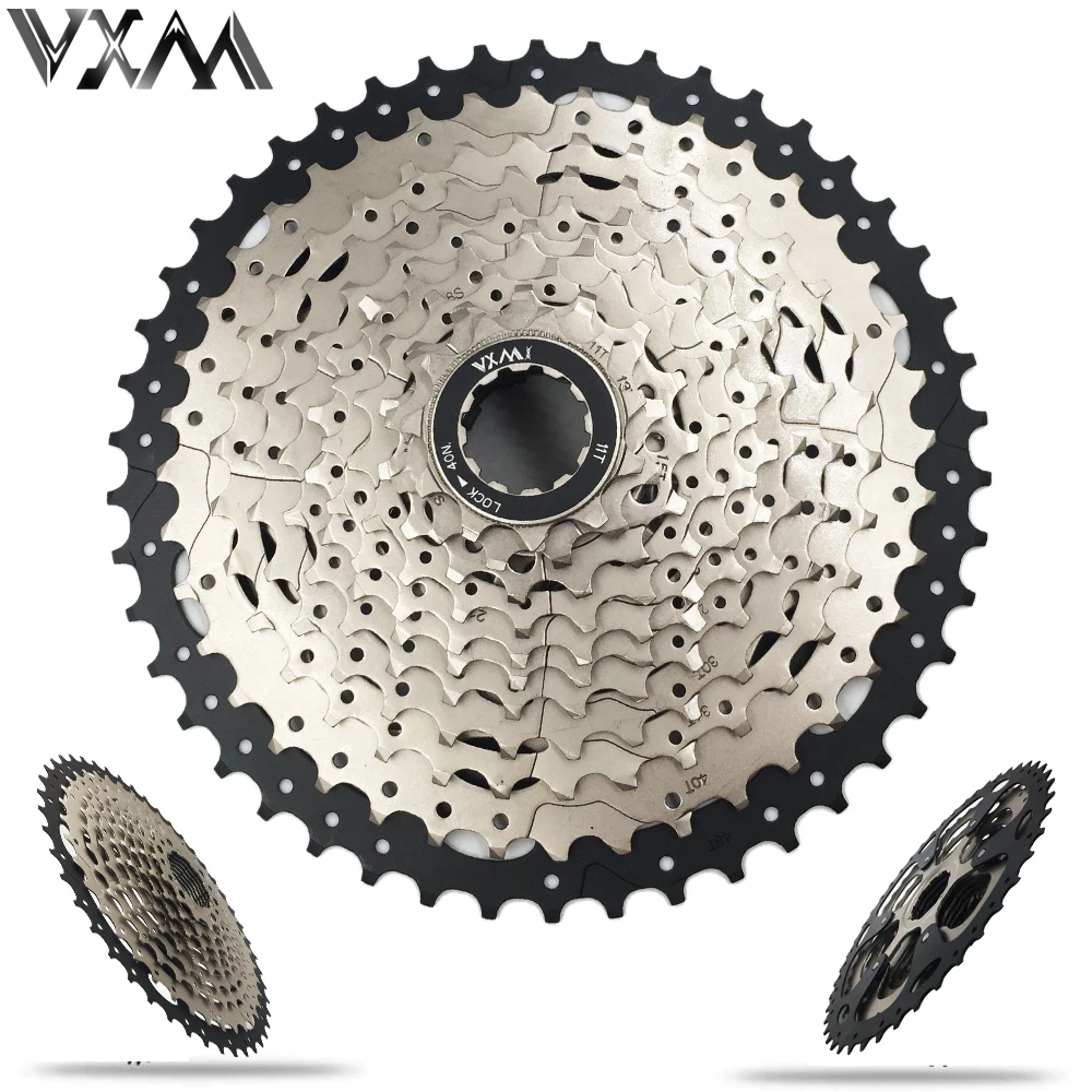 

VXM Bicycle Flywheel MTB Bike 11 Speed 11-46T Freewheel Bicycle High Strength Hollow Cassette Card Flywheel 11S Bike Freewheel