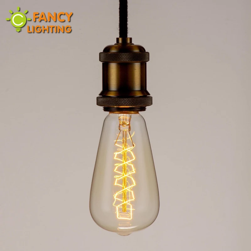 Винтовая лампа накаливания ST64 E27 220 В 40 Вт|bulb neon|light bulb necklacelight chandelier |