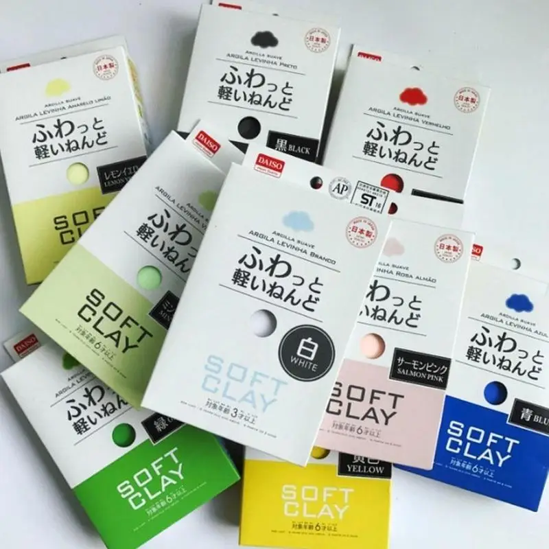 Dongzhur новая японская мягкая глина DAISO легкая моделирующая сухая на воздухе