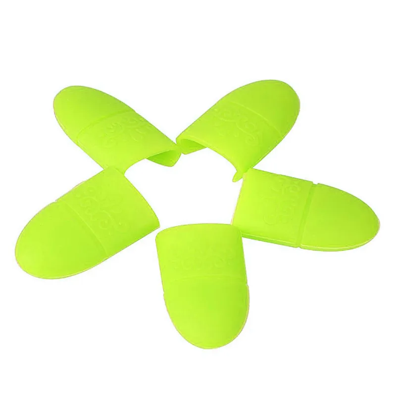 Желтый 10 шт. силикагель для ногтей впитывающий УФ гель удаления лака обертывание