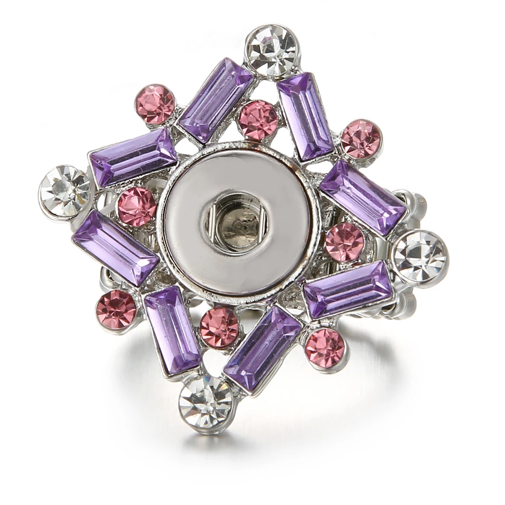 2019 клёпки со стразами кольца ювелирные изделия Геометрические Цветочные Кольца