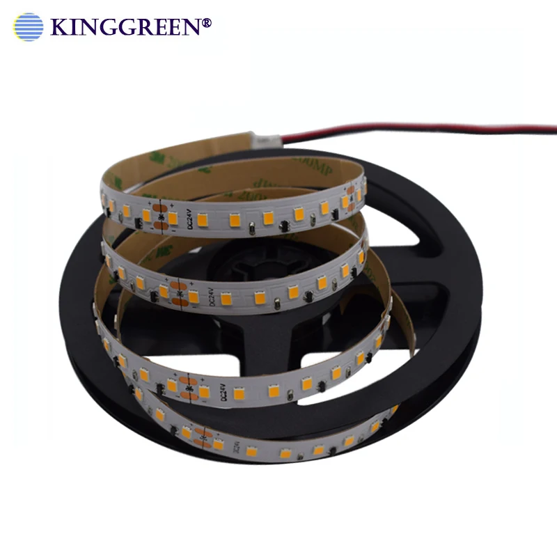 DC24V 120 светодиодный s/m 15 м/рулон сверхдлинный постоянный ток высокий CRI> 90 2835SMD гибкий светодиодный светильник